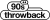 90s Throwback logo