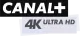 Canal+ 4K Ultra HD logo