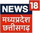News18 Madhya Pradesh/Chhattisgarh logo