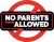 No Parents Allowed logo
