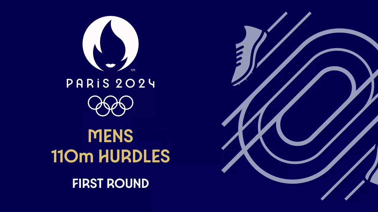 Mens 110 metres Hurdles Round 1 Heat 5